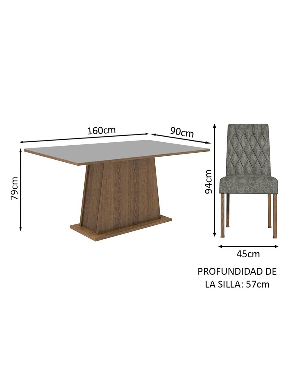 Comedor ashley para 4 personas 11