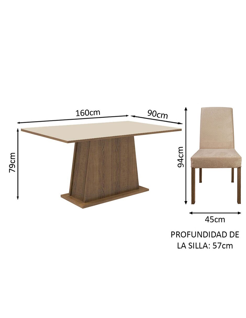 Comedor flavia para 2 personas 12
