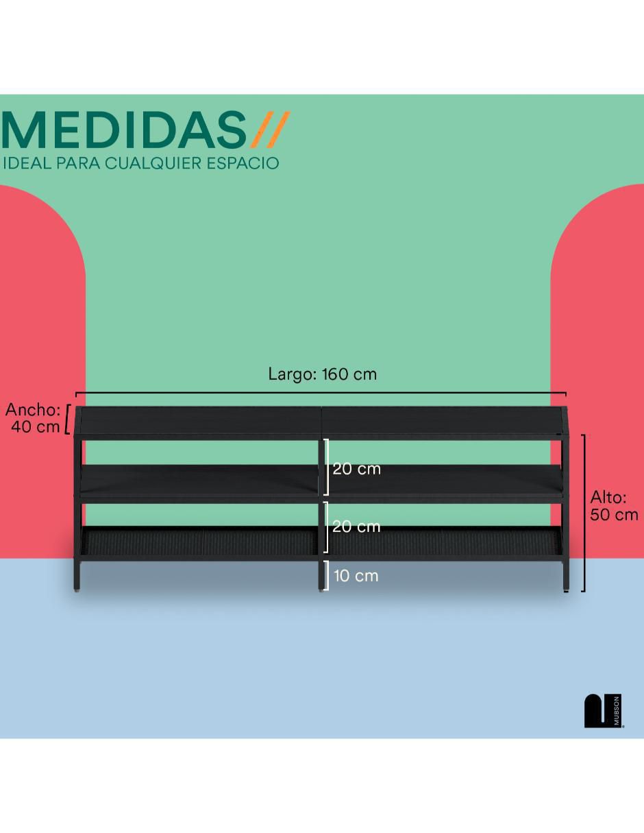 Mueble de TV armable de MDF 7