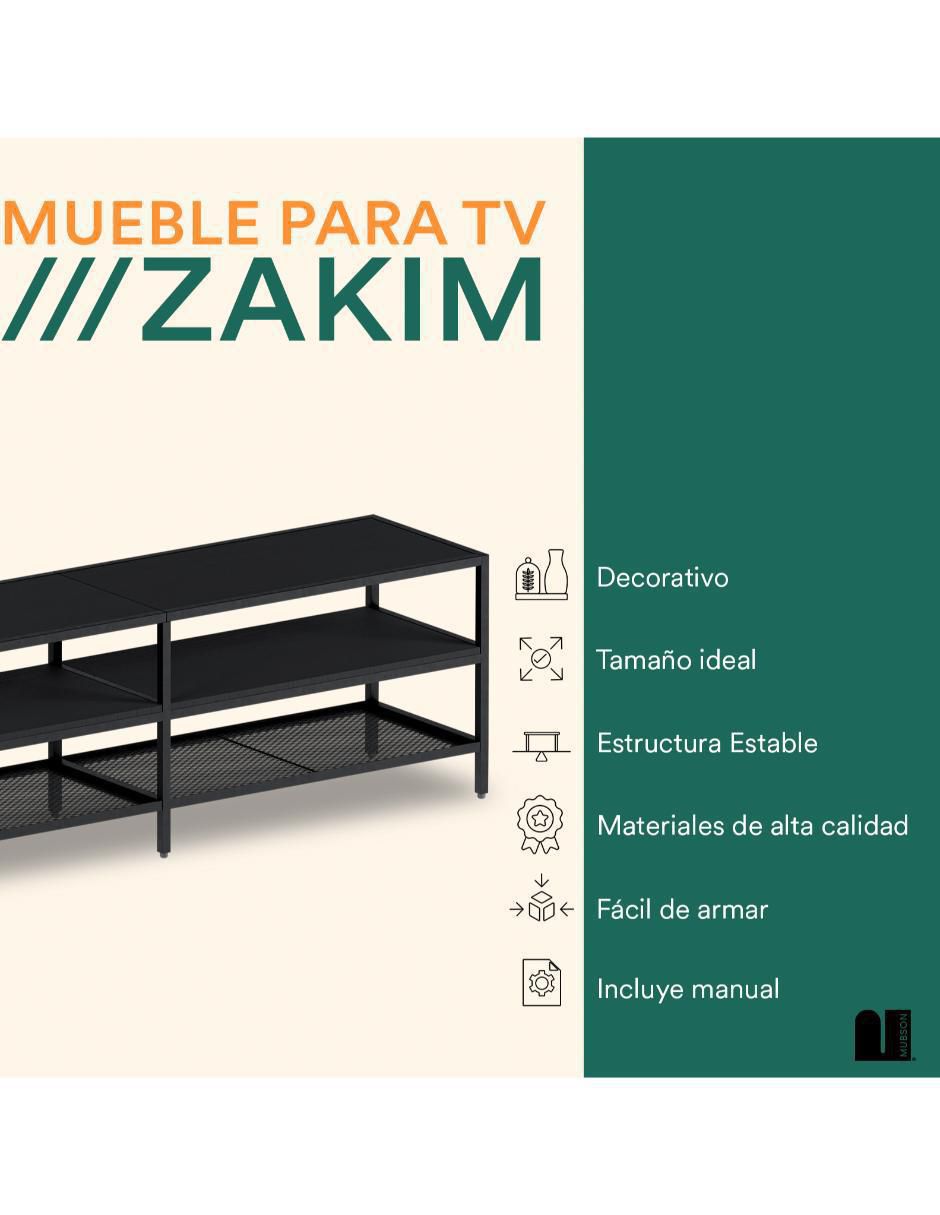 Mueble de TV armable de MDF 6
