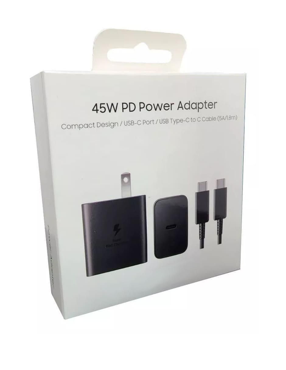 Cargador pared de 45 W USB tipo C Cargador pared de 45 W USB tipo C