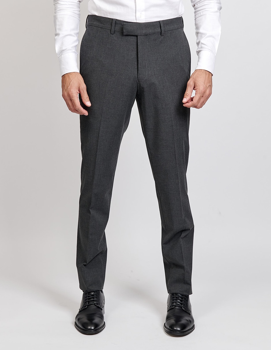 Pantalón slim Hilfiger de lana para hombre Pantalón slim Hilfiger de lana para hombre