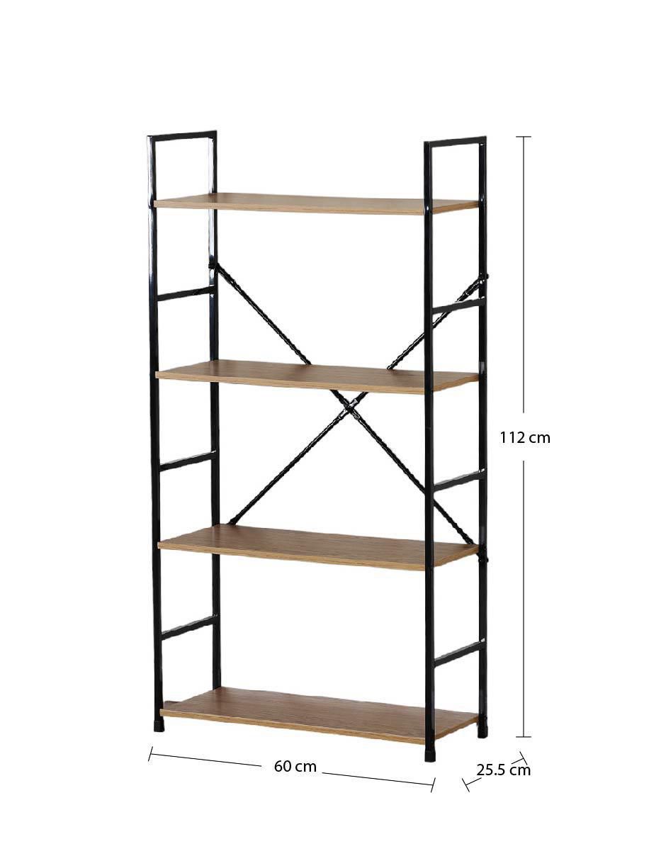 Librero armable de metal 8