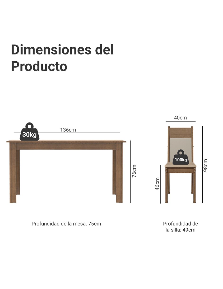 Comedor Medelin para 6 personas 21
