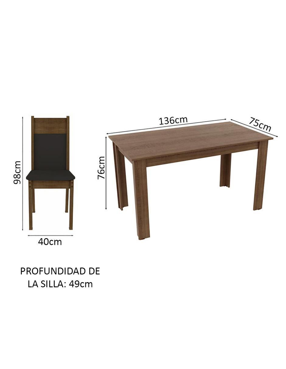 Comedor Havana Madesa para 4 personas