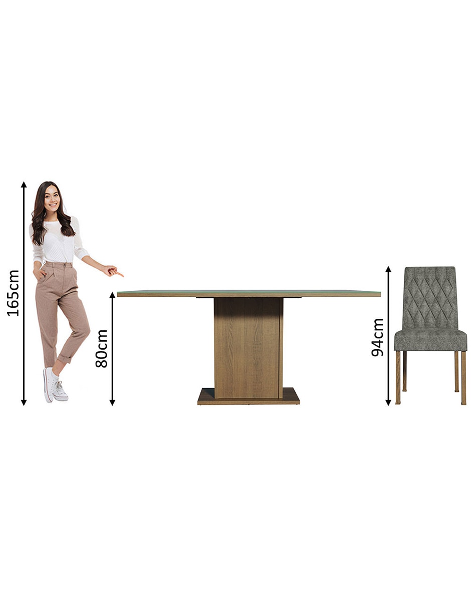 Comedor geórgia para 6 personas 5