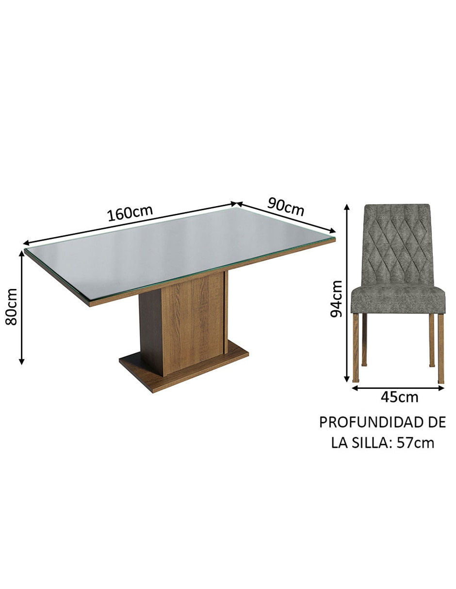 Comedor Geórgia para 6 personas 11