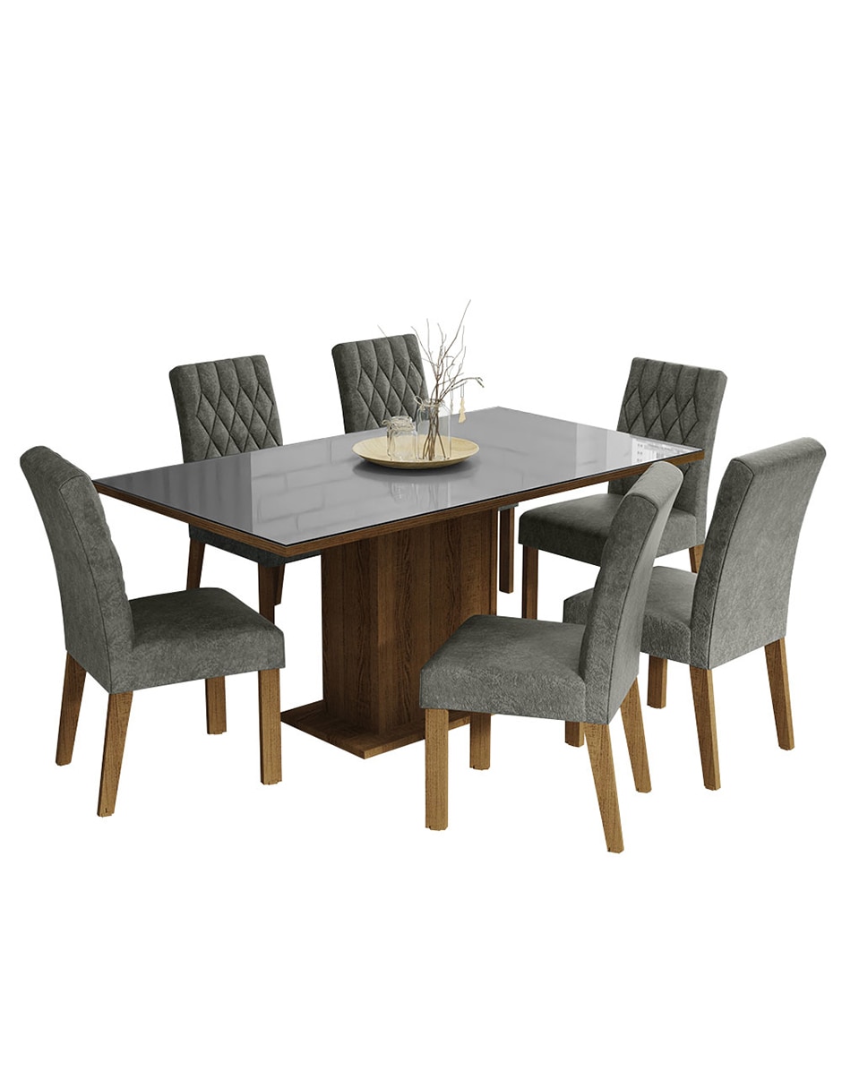 Comedor Geórgia Madesa para 6 personas