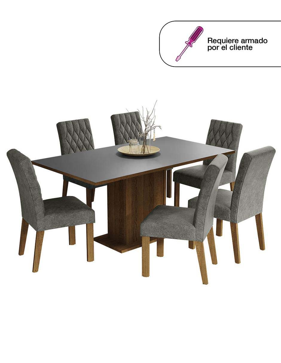 Comedor Hanna Madesa para 6 personas