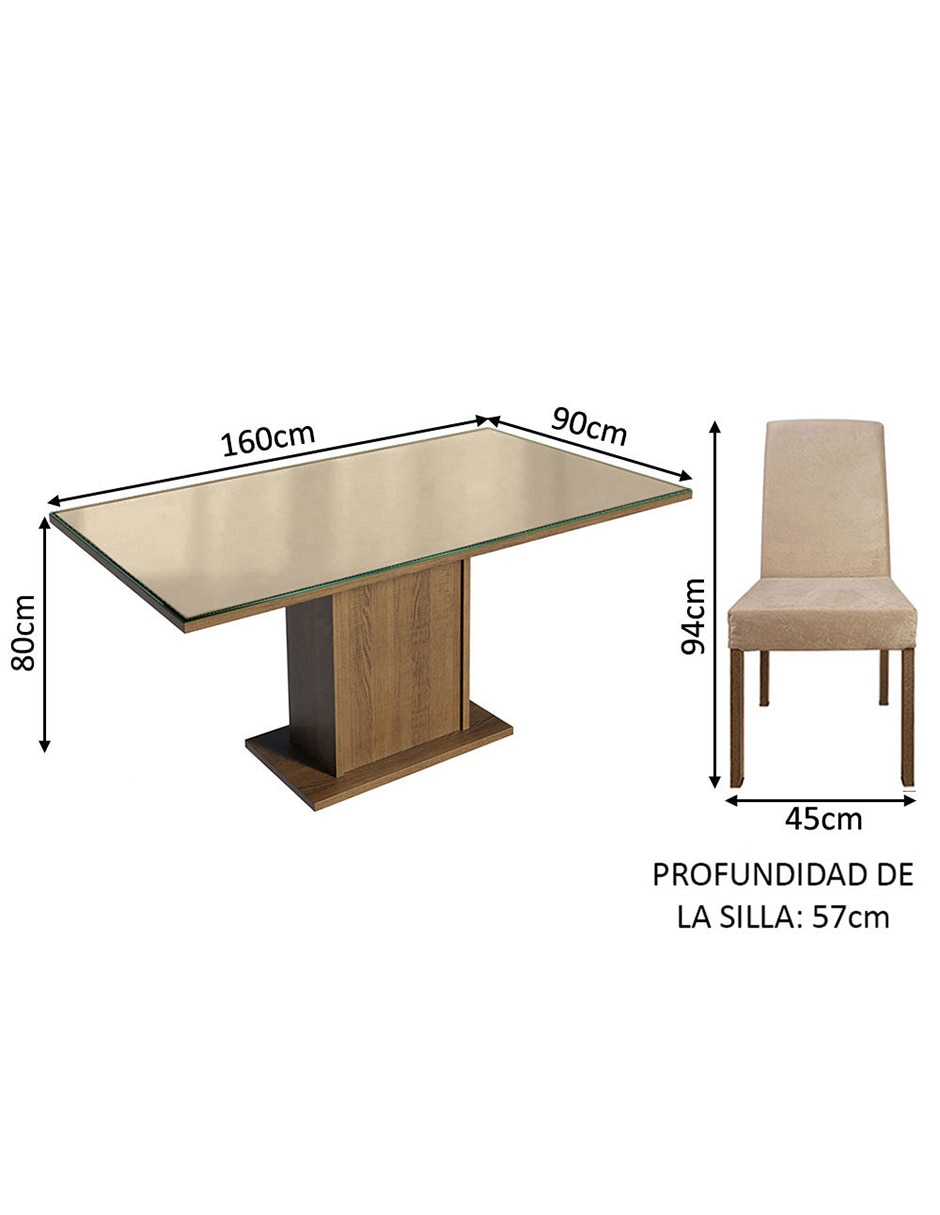 Comedor avril para 2 personas 12