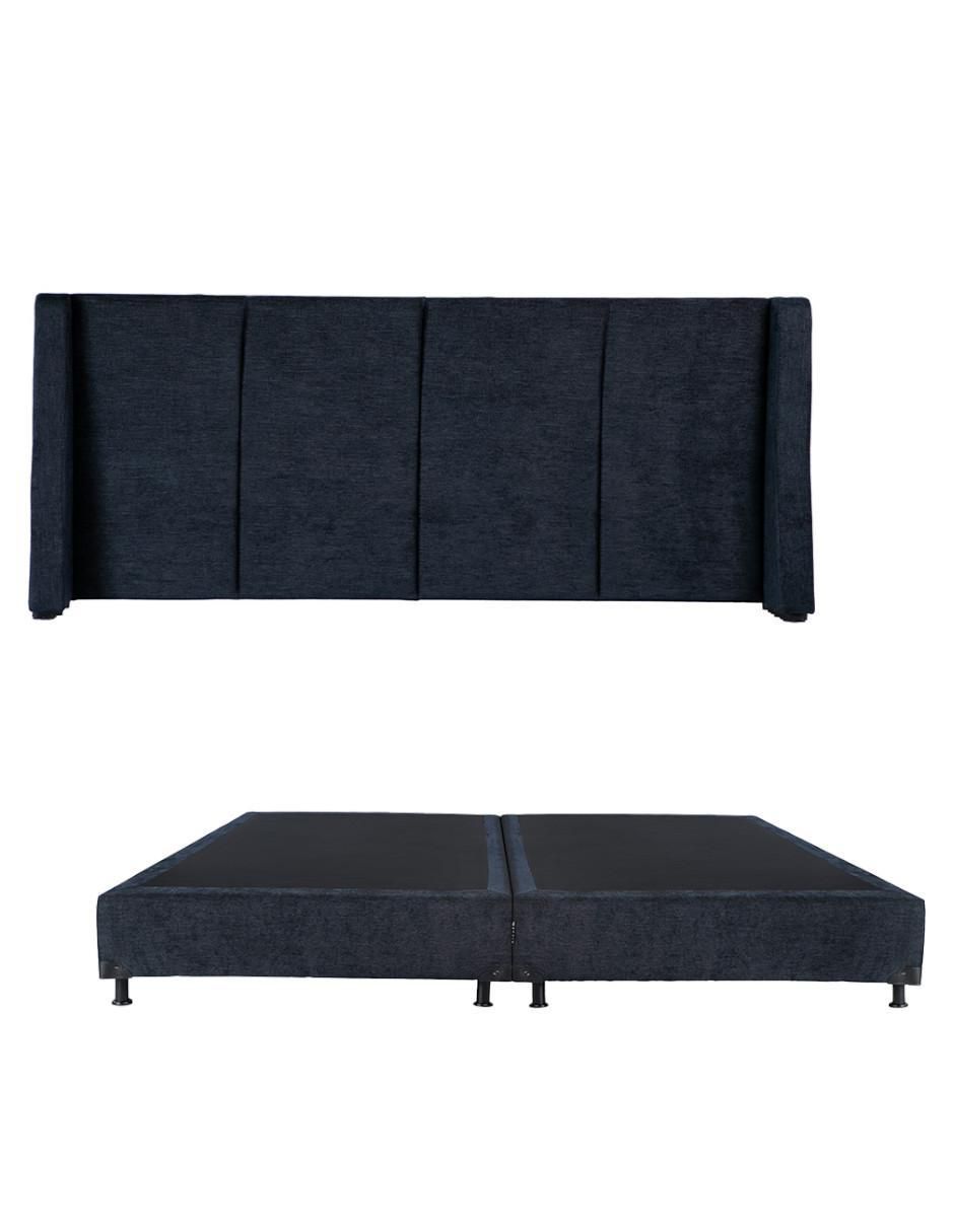 Cama milan de madera y tela Cama milan de madera y tela