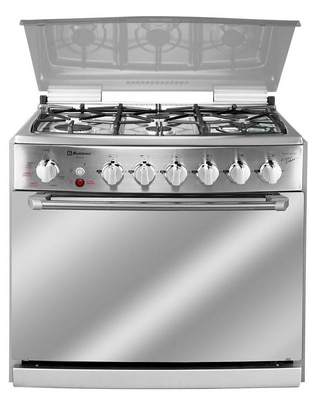 KOBLENZ Estufa empotrable a gas natural/lp Koblenz 76 cm EE-6131 PD PRAGA de 6 quemadores