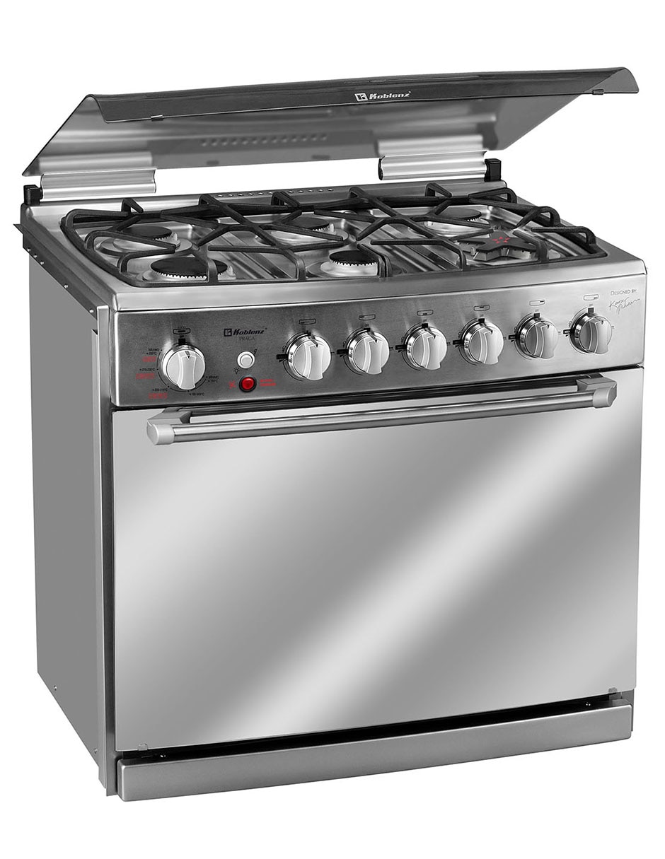 Estufa empotrable a gas natural/lp Koblenz 76 cm EE-6131 PD PRAGA de 6 quemadores