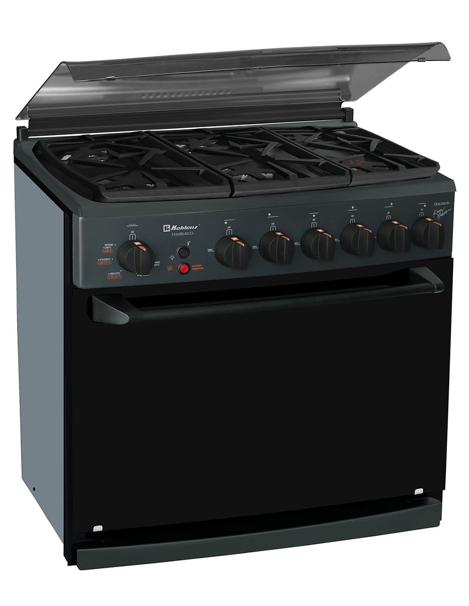 Estufa empotrable a gas natural/lp 76 cm EE-7131 HC HAMBURGO de 6 quemadores 7