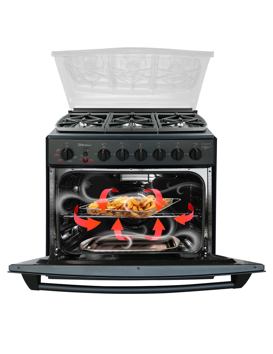 Estufa empotrable a gas natural/lp 76 cm EE-7131 HC HAMBURGO de 6 quemadores 8