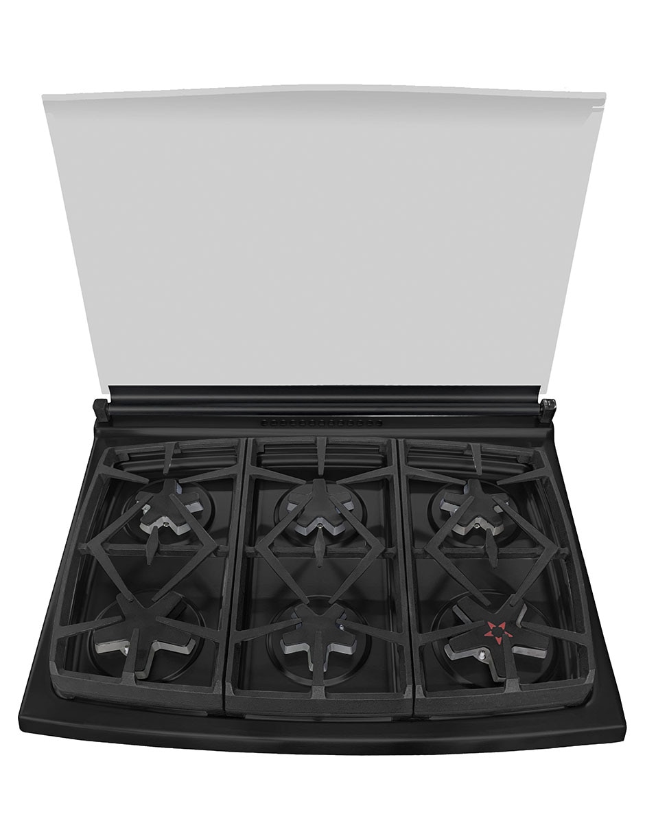 Estufa empotrable a gas natural/lp 76 cm EE-7131 HC HAMBURGO de 6 quemadores 9
