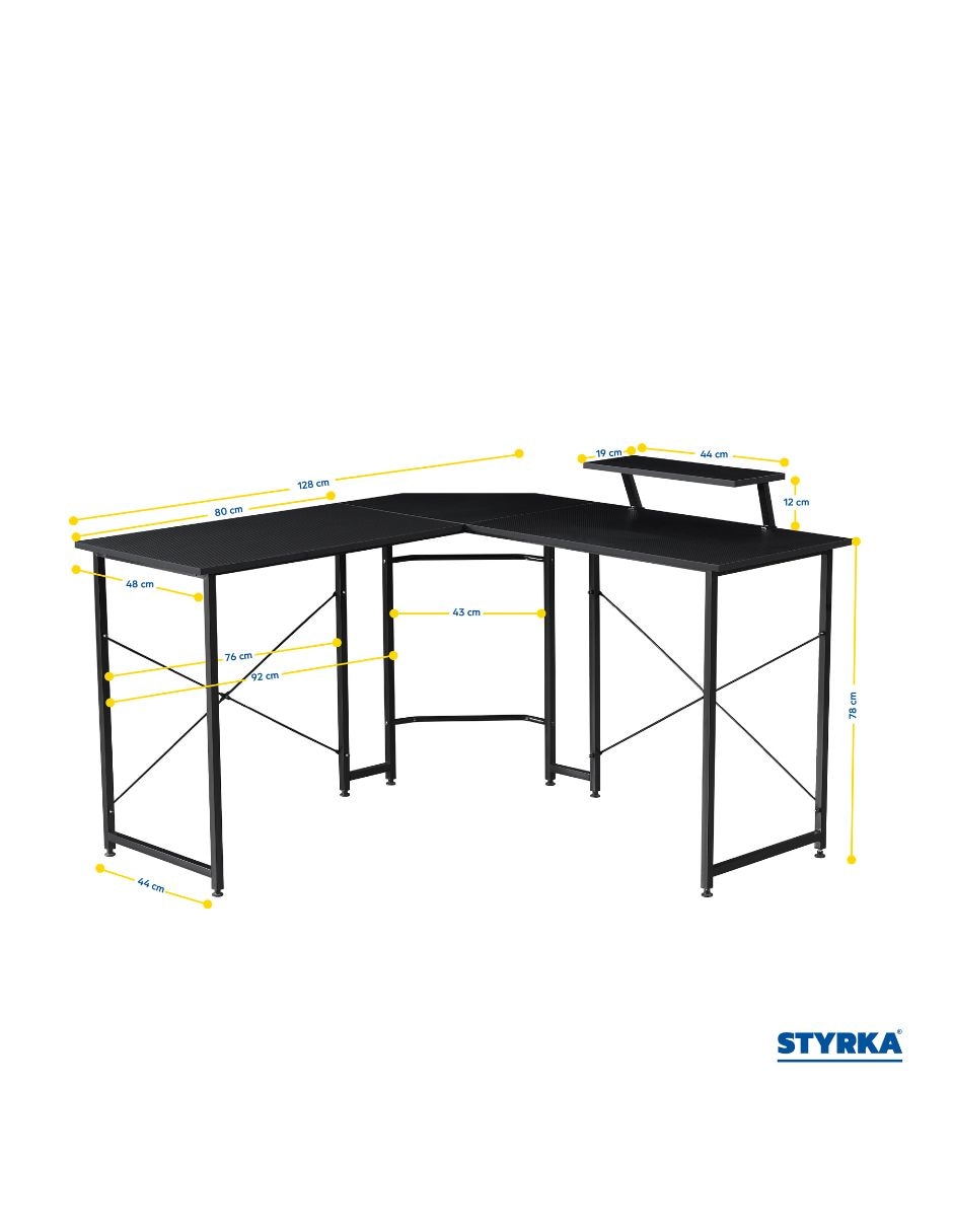 Escritorio basics styrka de mdf 7