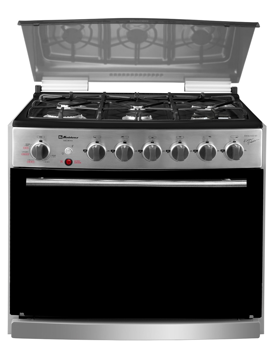 Combo Estufa empotrable a 76 cm EE-6131 MD+CAMP REG de 6 quemadores