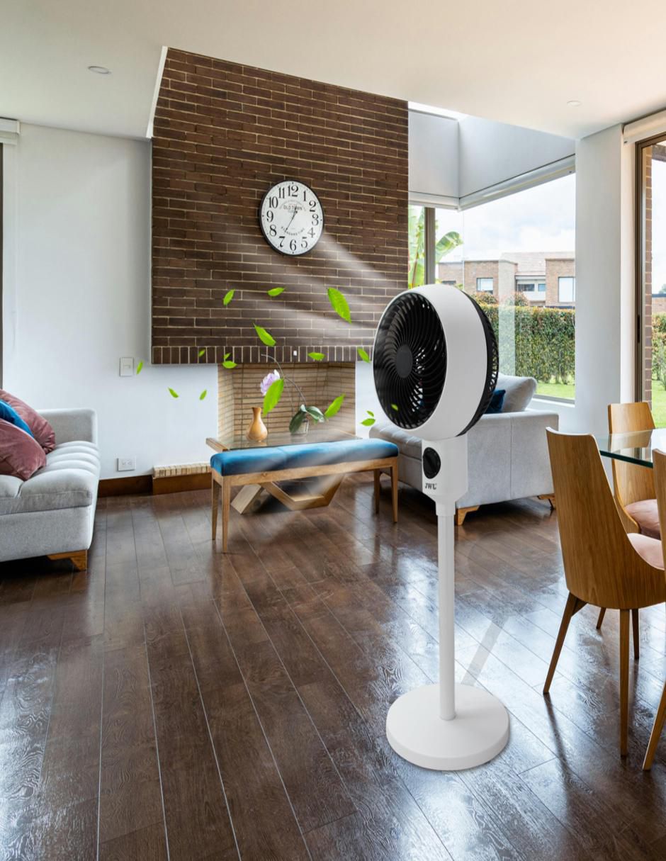 VENTILADOR DE PISO JLV004 , BLANCO 2