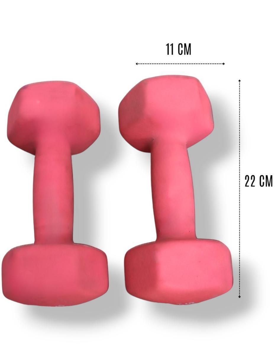 Set mancuernas de peso fijo 6 kg 2 piezas 4