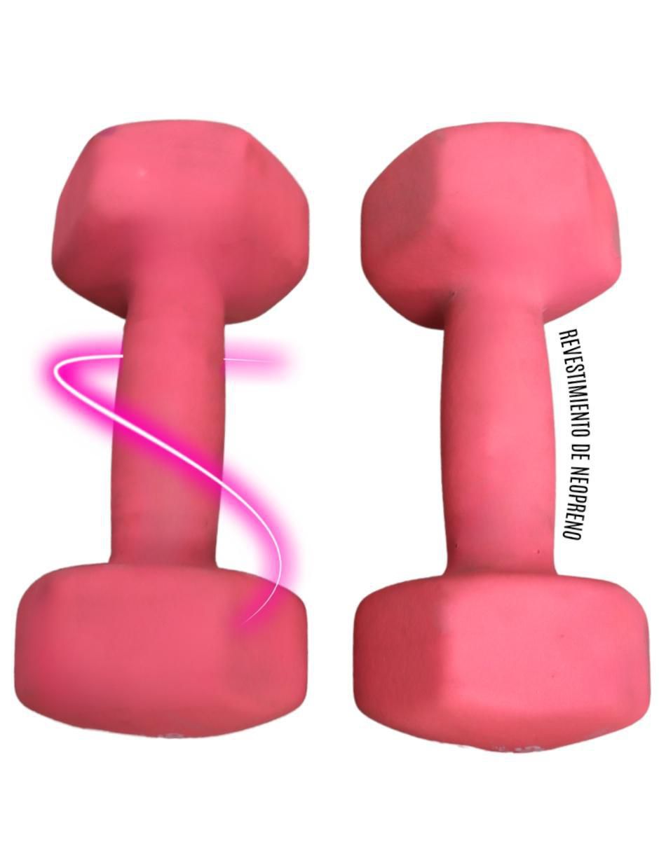 Set mancuernas de peso fijo 6 kg 2 piezas