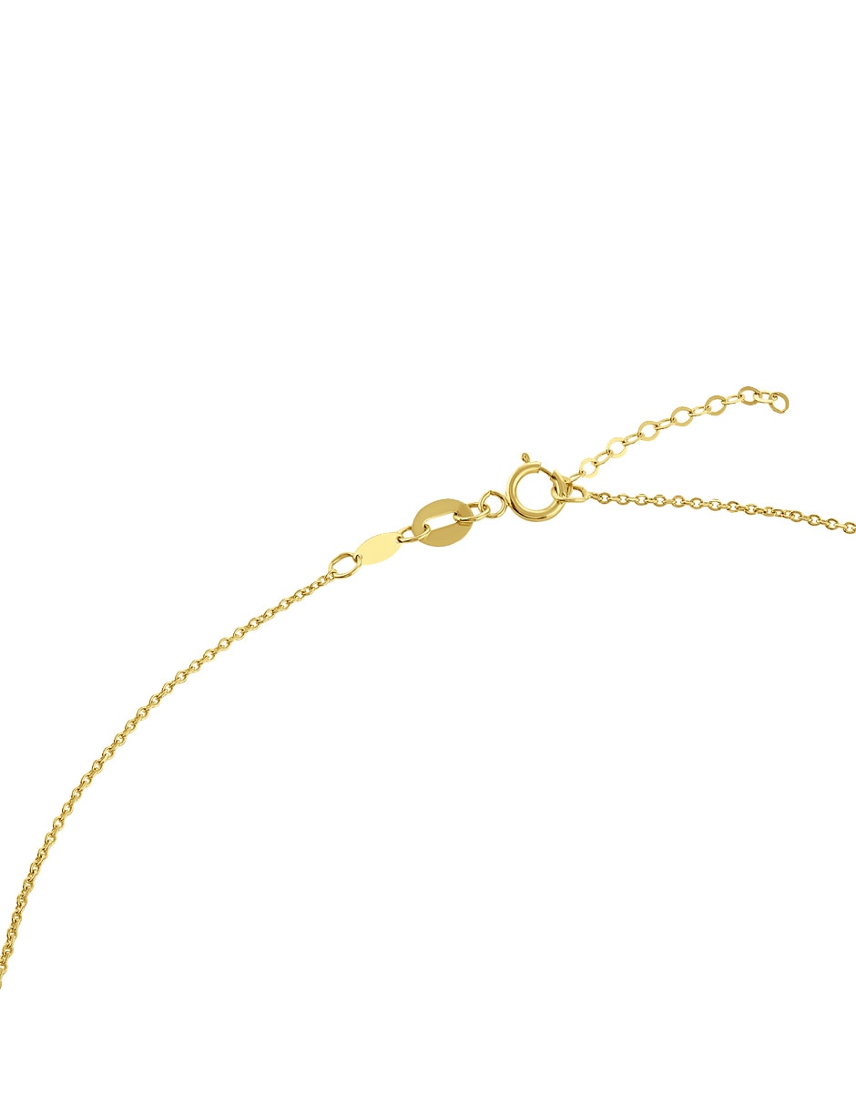Collar Minnie Mouse de moño Sabelli Disney de oro amarillo 14 K