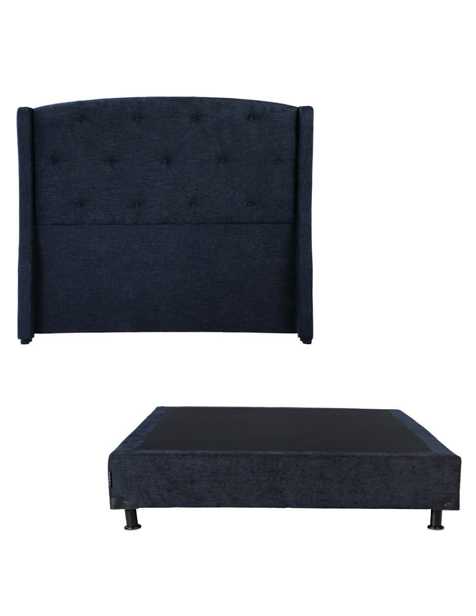 Cama zefyr box de madera pino