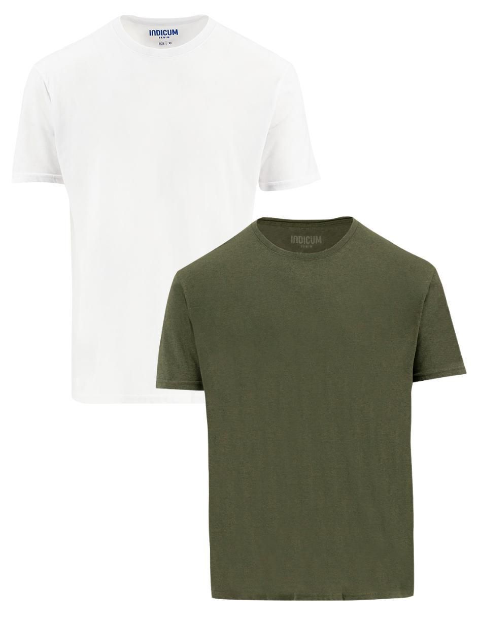 Set playera cuello redondo para hombre Set playera cuello redondo para hombre