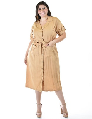 Vestido midi casual para mujer