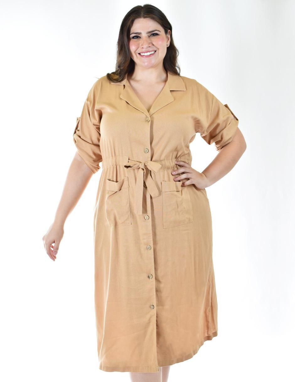 Vestido midi casual para mujer