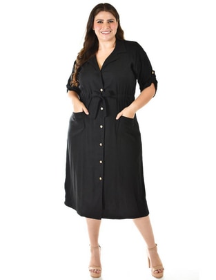 Vestido midi casual para mujer