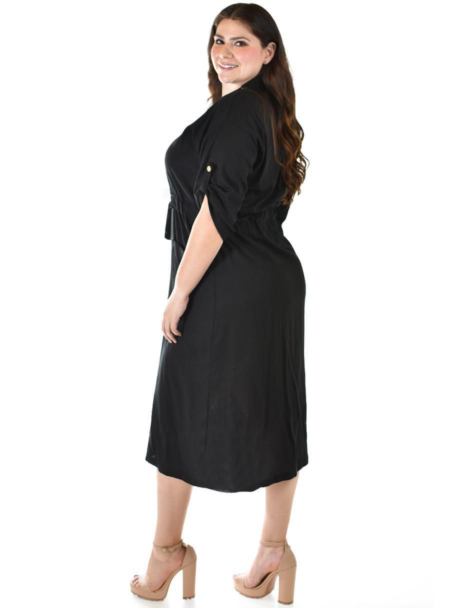 Vestido midi casual para mujer