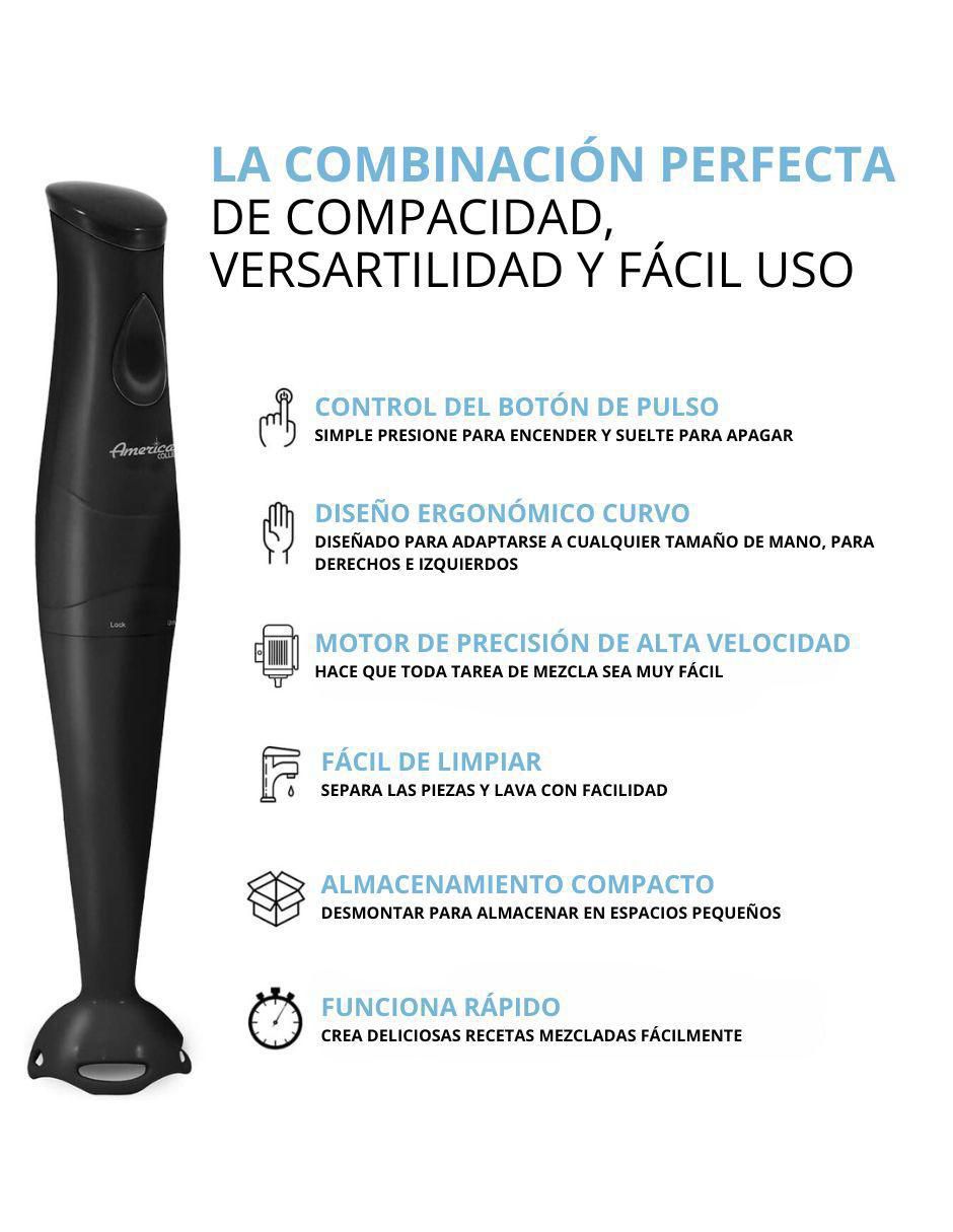 BATIDORA INMERSIÓN EHB2425B ELI, NEGRO 6