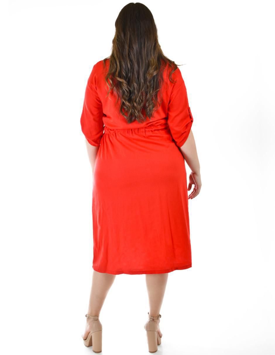Vestido midi casual para mujer