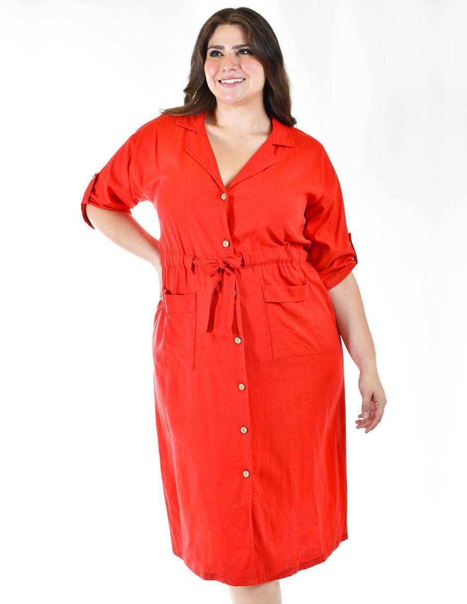 Vestido midi casual para mujer