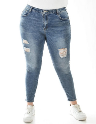Jeans skinny j-dx-189-medio para mujer