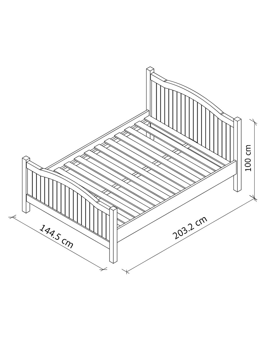 Cama Cameron Ce Haus Kids de MDF