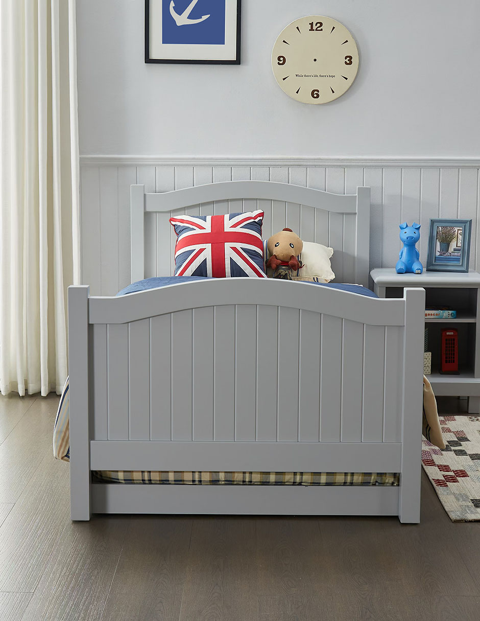 Cama de madera individual 7