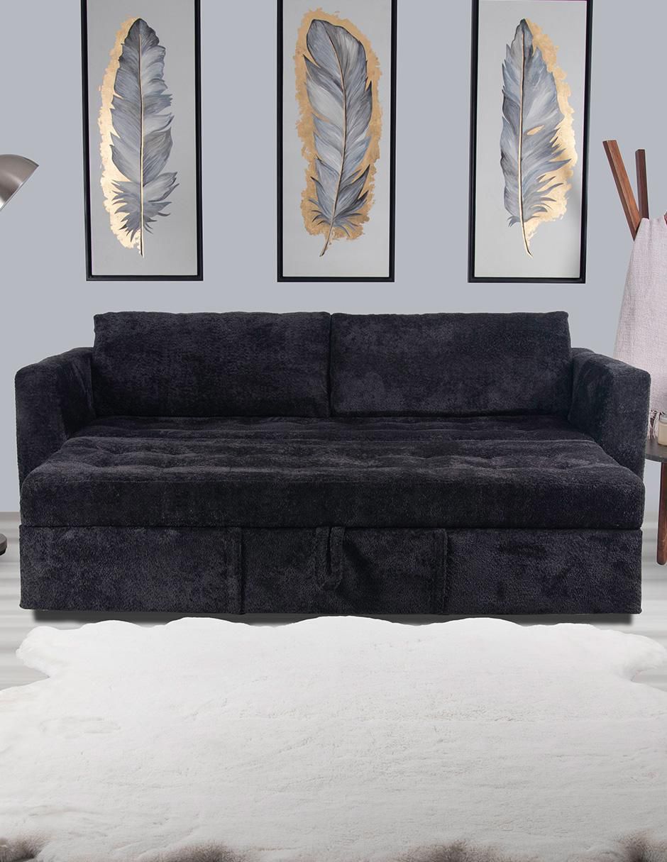 Sofá cama Tiffany Queen de velvet 9