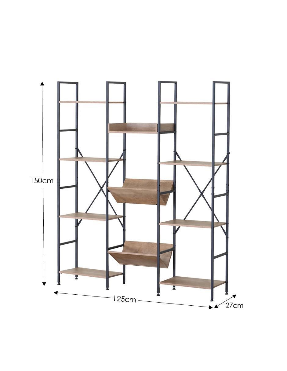 Librero armable L14 de metal 8