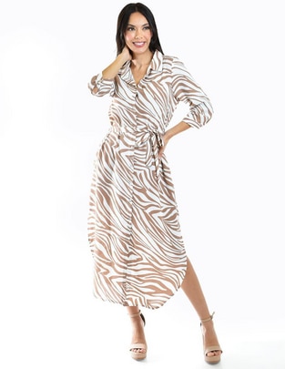 Vestido midi casual para mujer