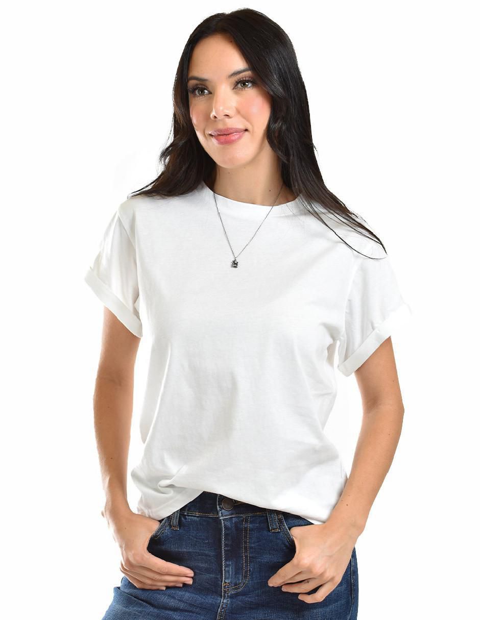 Blusa manga corta para mujer 8