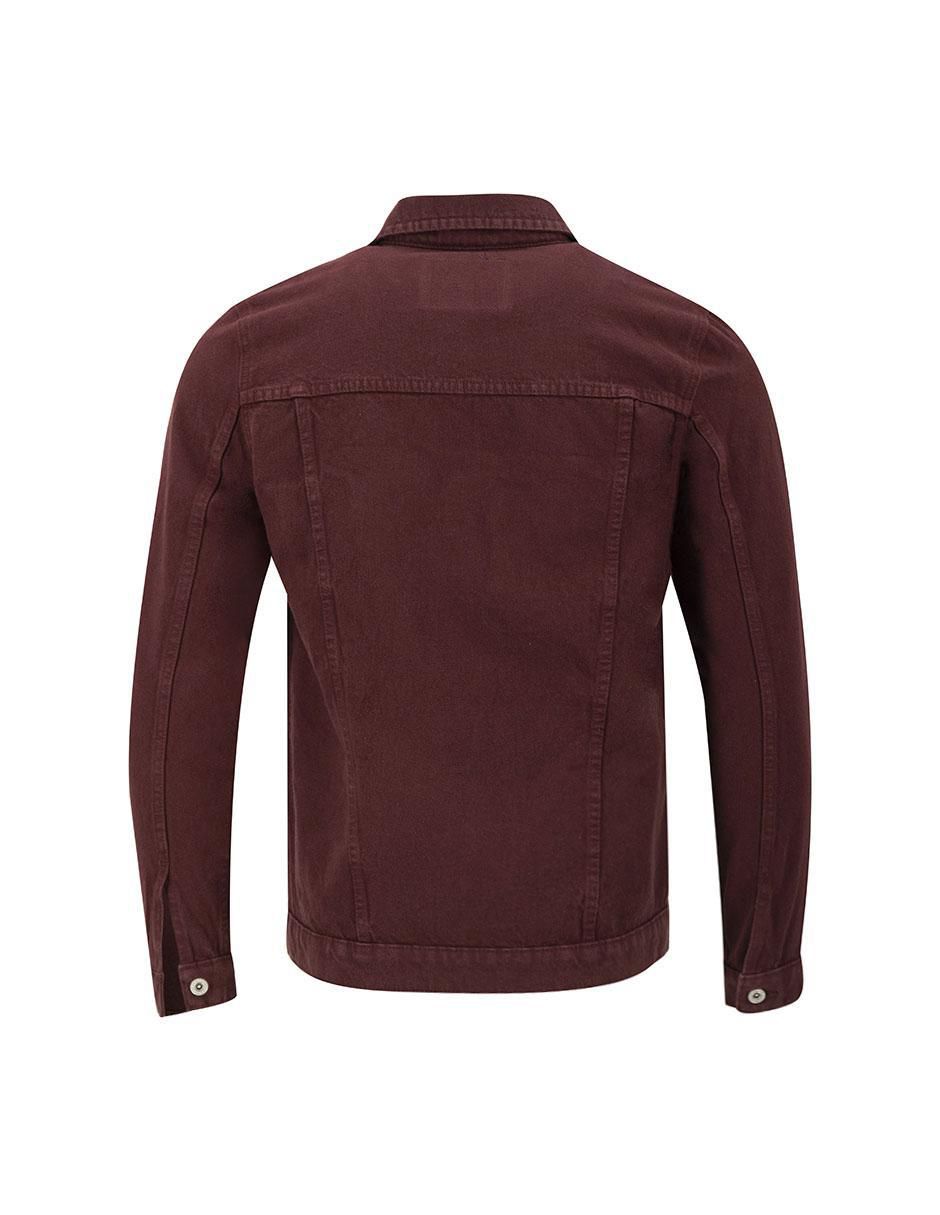 Chamarra casual Indicum Denim de mezclilla con bolsillos para hombre