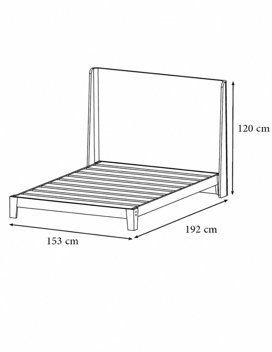 Cama Sevilla Artex Haus de madera encino
