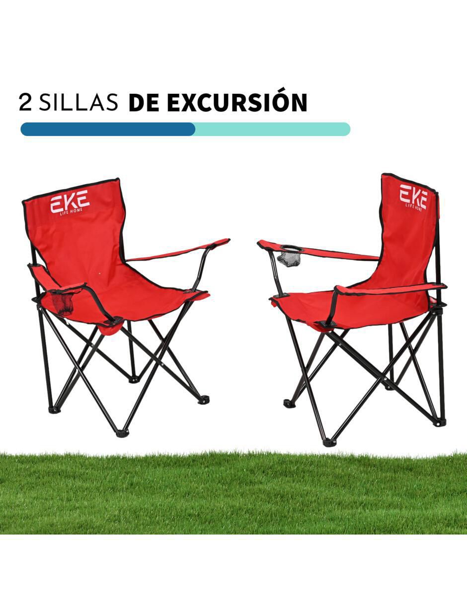 Set de sillas plegables 2 piezas De Playa 2
