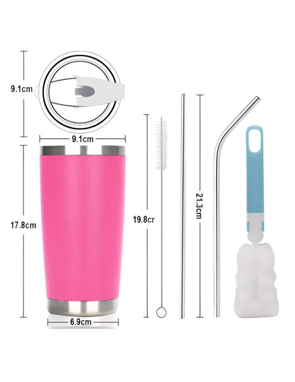 Set de vasos con tapa con 4 piezas 5