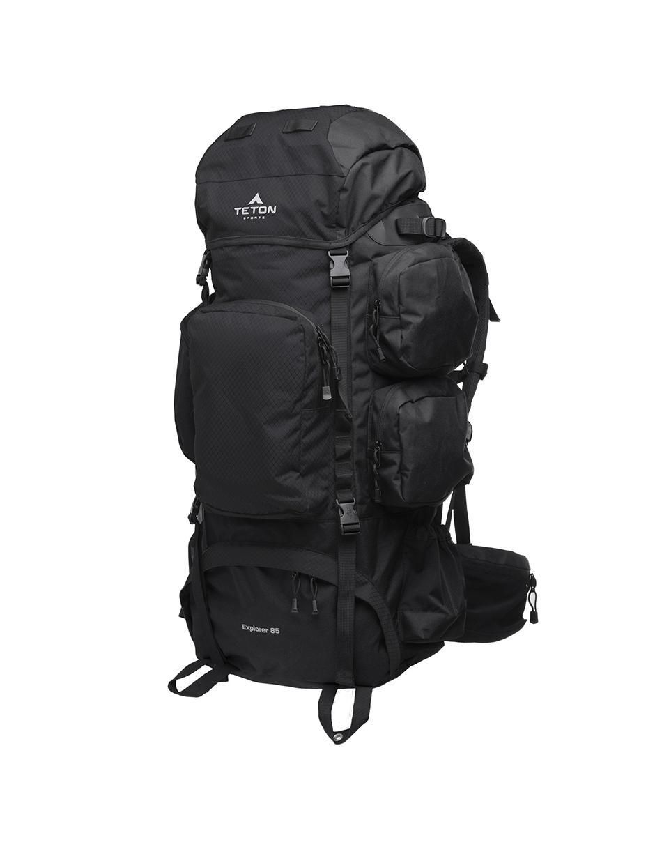 Mochila deportiva Explorer 85L Negro impermeable 2