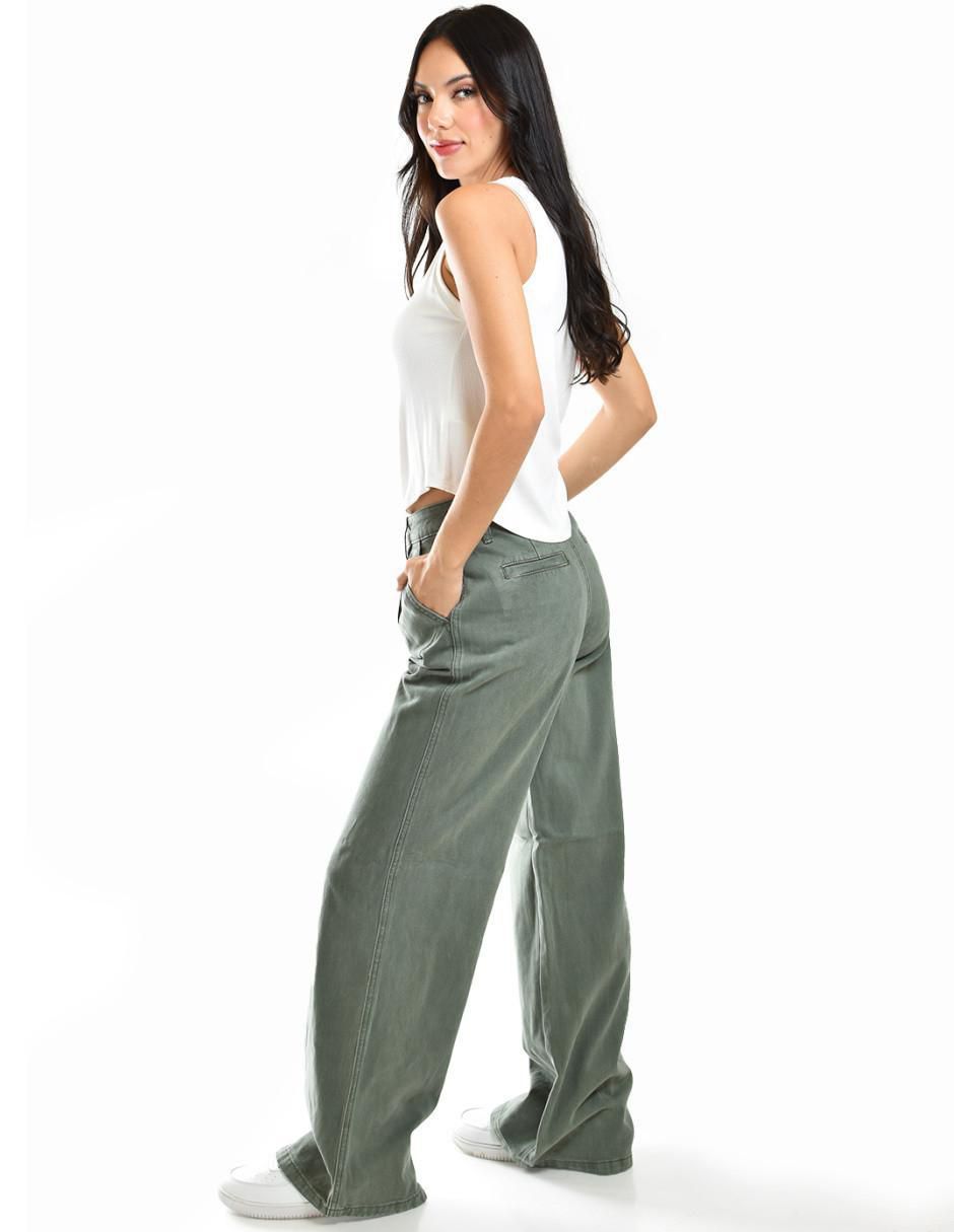 Jeans loose j-bal-6714-verde para mujer