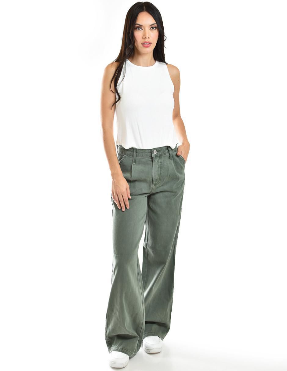 Jeans loose j-bal-6714-verde para mujer