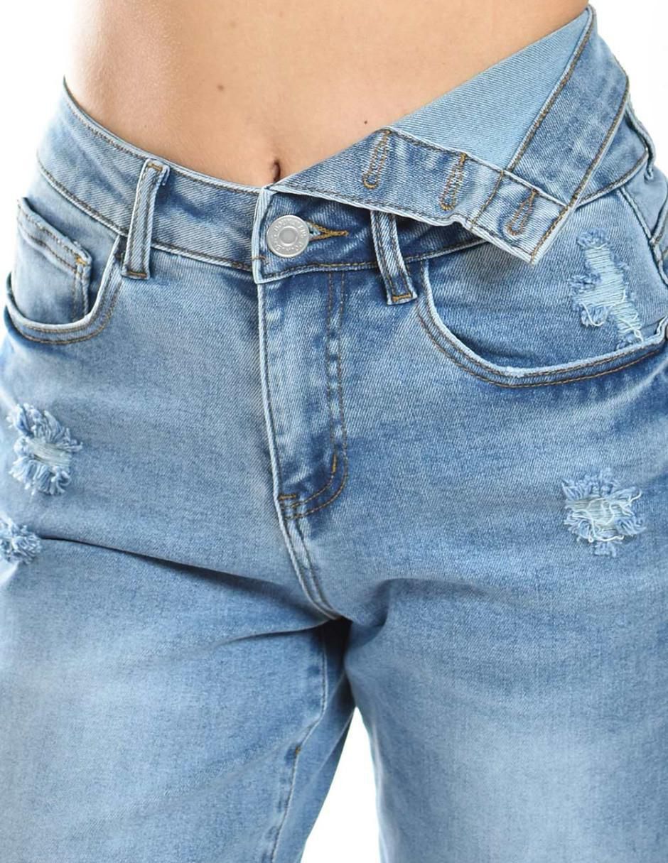 Jeans wide leg j-dx-299-light para mujer 4